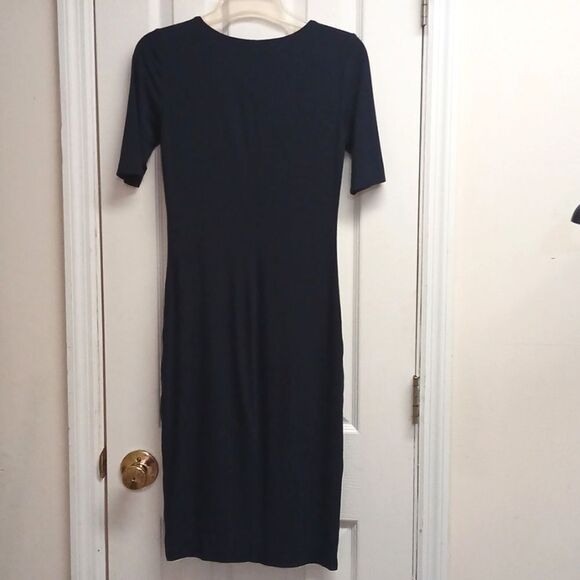 DIANE VON FURSTENBERG Elegant Black Pencil Dress NWOT - Picture 6 of 8